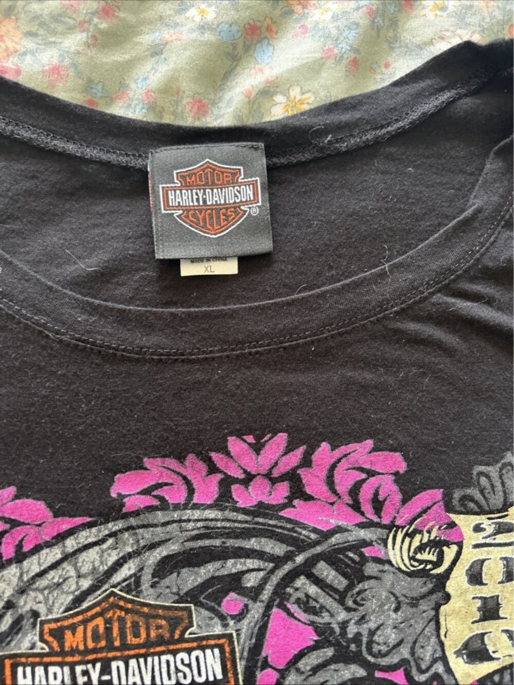 Lot 6 Harley-Davidson Women's Graphic T-Shirts Dealer WV FL  Sz L XL Tank - Picture 15 of 16